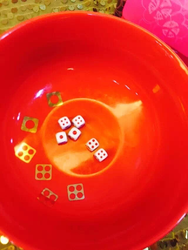 Who knew just a few dice and a bowl could be so fun. 